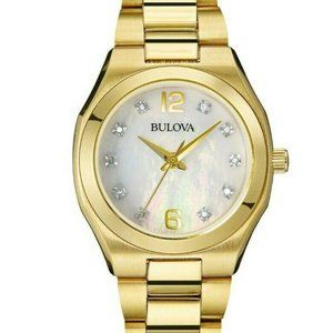 Bulova 30mm Diamond Accent Watch w/ box